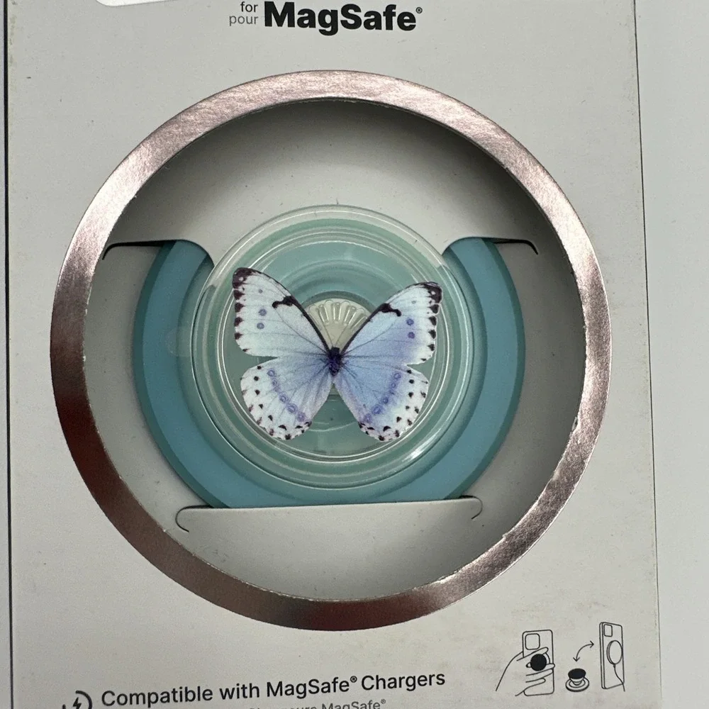 PopSockets Magnetic Phone Grip with MagSafe Magnetic Adapter Ring‎ Included
